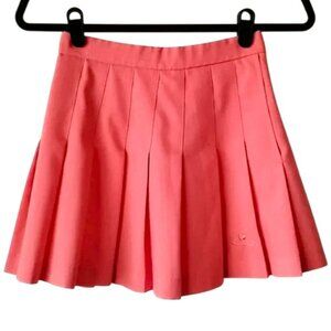 USA MADE Le Coq Sportif Pleated Tennis Skirt 4 Bright Peach